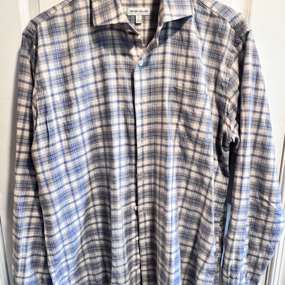 PETER MILLAR
Sanibel Cotton Shirt - Moon Blue
